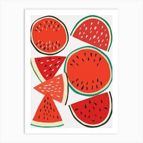 Watermelon Harvest Art Print