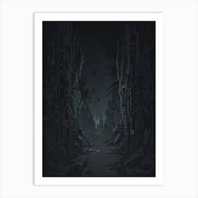 Dark City 1 Art Print