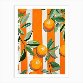 Kumquats Fruit Summer Illustration 2 Art Print