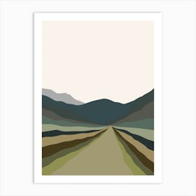 Road In The Mountains 1 Art Print