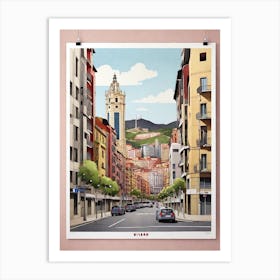 Barcelona City Art Print