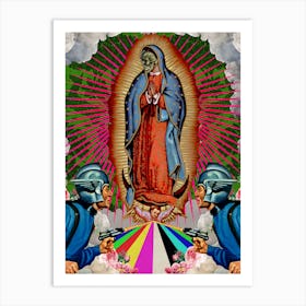 Guadalupe in Space Art Print