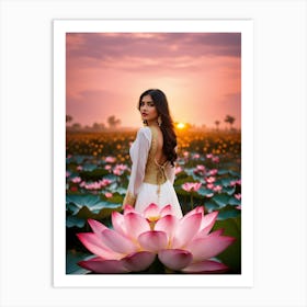 Lotus Flower 86 Art Print