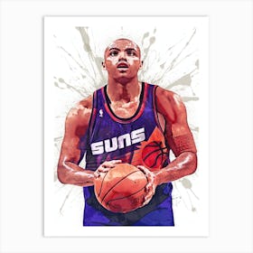 Charles Barkley Phoenix Suns Art Print