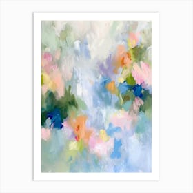 Abstract Floral Painting 27 Art Print