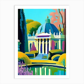 Royal Palace Of Laeken Gardens, 1, Belgium Abstract Still Life Art Print