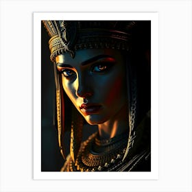 Cleopatra Beauty - Diverse Art Illustration 95 Art Print