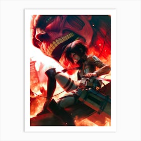 Attack On Titan 4 Art Print