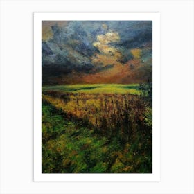 Before the rain Art Print