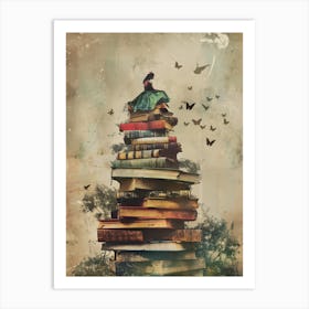 Stack Of Books Art Print