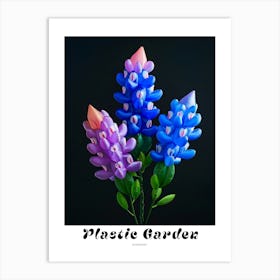 Bright Inflatable Flowers Poster Bluebonnet 1 Art Print