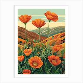 California Poppies Art Print