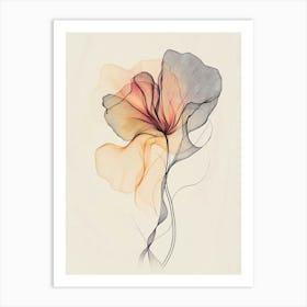 Abstract Flower 84 Art Print