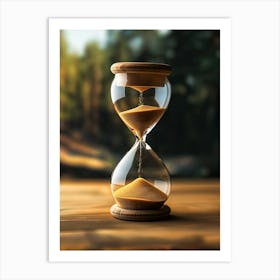 Hourglass With Sand Art Print