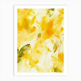 Yellow Leaves Art Art Print