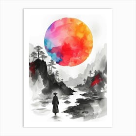 Asian Painting 3 Art Print