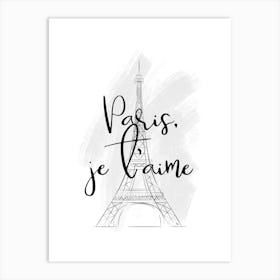 I Love Paris Art Print