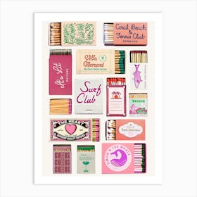 Matchboxes 2 Art Print