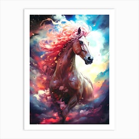 Horse In The Sky 3 Art Print