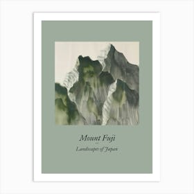 Landscapes Of Japan Mount Fuji 71 Art Print