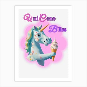 Unicone Bliss Art Print