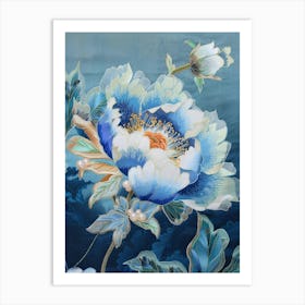 Peony Painting 1 Art Print