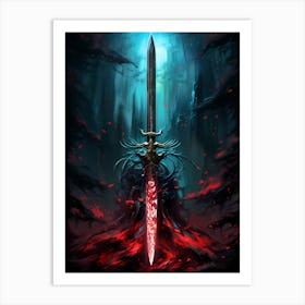 Sword Of The Demon Art Print