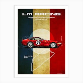 Lm Racing Ferrari 265GTB/4 Daytona Art Print