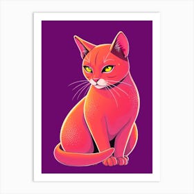 Feline Creative Cat Illustration 26 1 Art Print