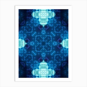 Blue Light Is Indigo 1 Art Print