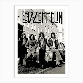 Led Zeppelin band music 2 Art Print