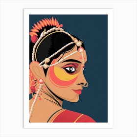 Indian Dancer Art Print