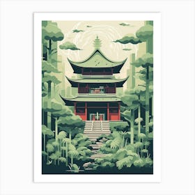 Shinto Shrines Japanese Style 11 Art Print