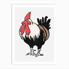 Rooster Art Print, Edward Penfield Art Print