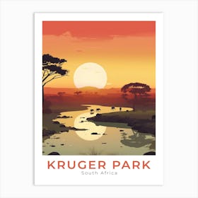 South Africa Kruger Park Travel Art Print