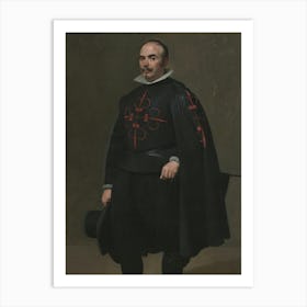 Diego Velázquez Portrait Of Don Pedro De Barberana Art Print