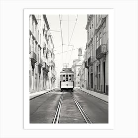 Lisbon, Portugal, Photography In Black And White 2 Art Print