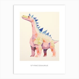 Nursery Dinosaur Art Styracosaurus 2 Poster Art Print