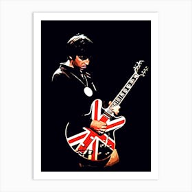 rockstar Noel Gallagher oasis music band Art Print