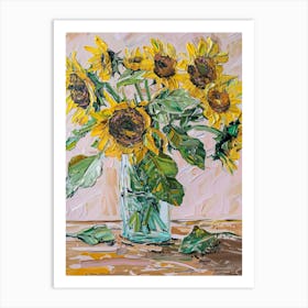 A World Of Flowers Sunflowers 7 Painting Art Print