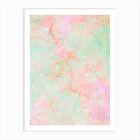 Pastel Marble Art Print