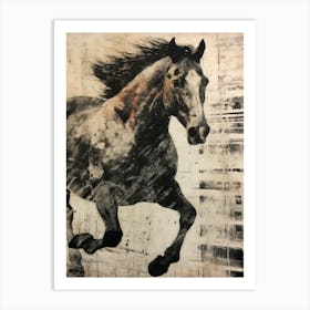 'Horse Running' Art Print