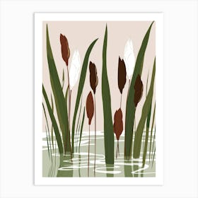 Cattails Art Print