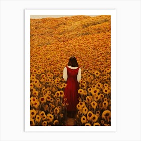 Sunflowers 30 Art Print