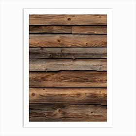 Rustic Wood Wall Art Print