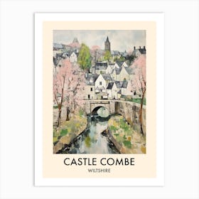 Castle Combe (Wiltshire) Painting 3 Travel Poster Art Print