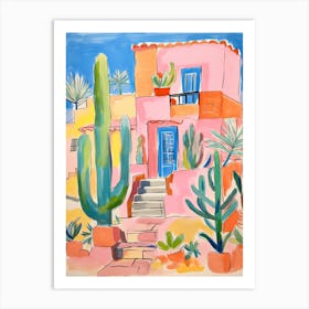 The Phoenician   Scottsdale, Arizona   Resort Storybook Illustration 2 Art Print