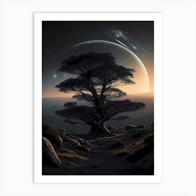 Tree In The Sky 6 Art Print