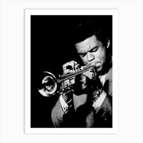 Freddie Hubbard Line Art Illustration 1 Art Print