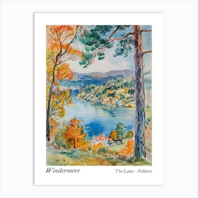Windermere The Lakes Folklore Taylor Swift Art Print